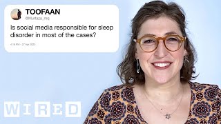 Mayim Bialik Answers Neuroscience Questions From Twitter  Tech Support  WIRED [upl. by Macri]