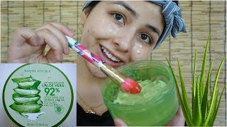 Nature Republic Aloe Vera Soothing Gel FIRST IMPRESSIONS [upl. by Clovis]