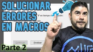 ❌ 5 errores comunes en Macros VBA de Excel y cómo solucionarlos – PARTE 2 [upl. by Enaffit]