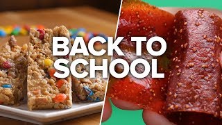 4 BackToSchool Snacks [upl. by Klimesh]