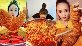 EATING SHOW COMPILATION  CHINESE FOOD  ASMR  COMIDAS CHINESAS ESTRANHAS E EXÓTICAS 22 [upl. by Yort]