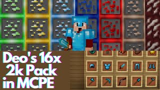 TIMEDEOS 2K PACK IN MCPE 16x PvP Pack FPS Boost [upl. by Britte361]