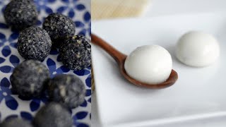 黑芝麻汤圆  自制美味黑芝麻馅｜Sweet Glutinous Rice Balls  Sweet Glutinous Rice Balls Recipe  如何做汤圆  元宵 [upl. by Atnwahs]