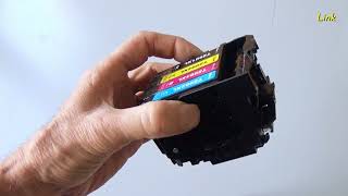 How to remove the Ink Cartridges Holder Epson printer XP320 [upl. by Eimmaj]