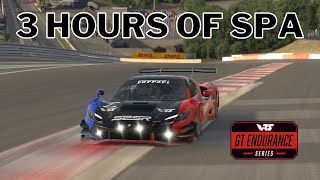 iRacing VRS Endurance Series  3 Hours of Spa [upl. by Acireed]