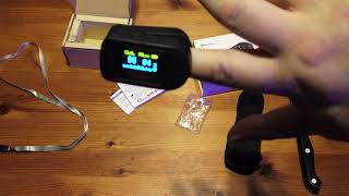 HYLOGY Blood Oxygen Saturation Monitor Unboxing [upl. by Enaillil953]