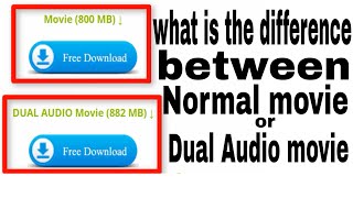 What is dual audio movies or Normal Movies [upl. by Ahras525]