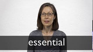 How to pronounce ESSENTIAL in British English [upl. by Muriel]