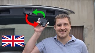 How to repair a tailgate lock of a VW Golf Mk5 V Estate Jetta Sportwagen [upl. by Foy]