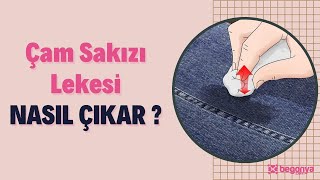 Çam Sakızı Lekesi Nasıl Çıkar  Nasıl Temizlenir [upl. by Eelrac]