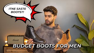 BEST BOOTS IN BUDGET FOR MEN 2022  CHELSEA BOOTS  BIKER BOOTS  CHUKA BOOTS AND MORE [upl. by Nylatsirhc]