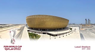 Official Lusail Stadium Construction 4K TimeLapse FIFA World Cup 2022 [upl. by Petes720]