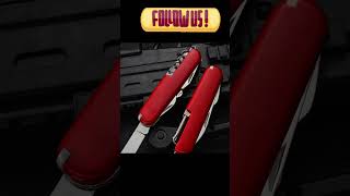 Swiss Army Multifunctional Knife For Pocket Use youtubeshorts shorts knifecollection [upl. by Hamilah173]