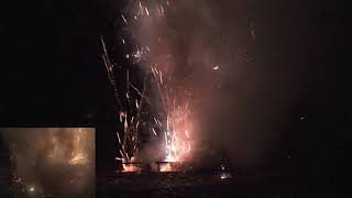 Bottle rocket fireworks WORLD RECORD 52500 rockets [upl. by Tiedeman171]