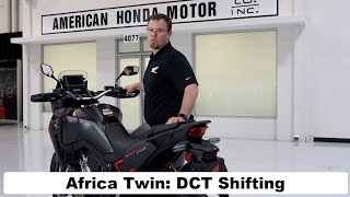 Africa Twin DCT Shifting [upl. by Malia]