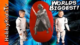 GIANT Star Wars SURPRISE EGG by HobbyKidsTV [upl. by Eve]