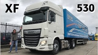 2018 DAF XF 530 Super Space Cab  Full Tour amp Test Drive [upl. by Allebram]