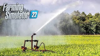 Farm fields irrigation with new irrigation system  Farming Simulator 22 [upl. by Durstin762]