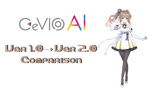 CeVIO AI Satou Sasara Version 10 → 20 Comparison [upl. by Nnyltiac]