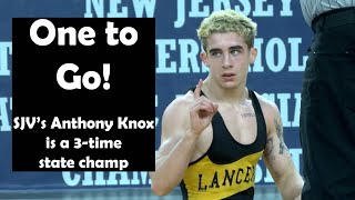 Anthony Knox  St John Vianney  NJ 120 lb State Champ  3rd Title in a Row [upl. by Lenz]