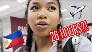 Flight to the Philippines Vlog  LIFE OF ATHENA [upl. by Ateval]