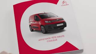 Citroën Berlingo Van  Affichage Tête Haute en Couleur [upl. by Odlamur603]