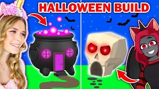 HALLOWEEN BUILD CHALLENGE In Adopt Me Roblox [upl. by Annoval]