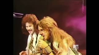 Saxon  Denim And Leather 1981 MTV Classic Full HD Remastered Video Clip [upl. by Liamaj402]