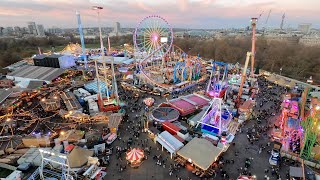 Hangover The Tower  OnRide POV  Hyde Park Winter Wonderland 2021 [upl. by Enimrej]