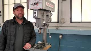 How to Operate and Drill Holes with a Drill Press [upl. by Aikemit]