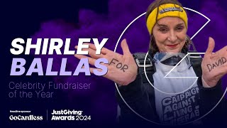 Shirley Ballas  Celebrity Fundraiser of the Year Finalist  2024 GoCardless JustGiving Awards [upl. by Rona]