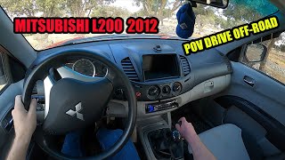 MITSUBISHI L200 2012  POV Test Drive Turbo Diesel [upl. by Alfredo70]