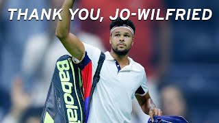 JoWilfried Tsonga Retirement Tribute  US Open [upl. by Marjory]