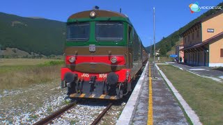 La Transiberiana dItalia alla stazione di Palena [upl. by Quentin]