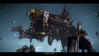 Battlefleet Gothic Armada 2 All Intro and Ending Scenes With Subtitles [upl. by Einrae]