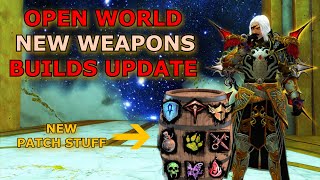 Guild Wars 2 New Weapons Open World Builds Update [upl. by Dilan]