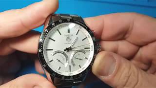 how to change battery of TAG HEUER CARRERA CALIBRE S [upl. by Hanavas713]