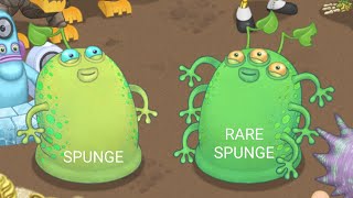 How to breed Spunge and Rare Spunge in My Singing Monsters [upl. by Nirahs]