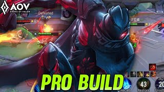 AOV  QUILLEN GAMEPLAY  PRO BUILD  ARENA OF VALOR [upl. by Aleunamme132]