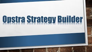 opstra option strategy builder  opstra options analytics [upl. by Suirradal]