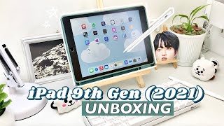 Ipad 9th Gen 2021 Unboxing  GooJoDoq Accessories from Shopee ❤︎  Emmy Lou [upl. by Bozuwa]