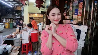 Happy Valentines Day ❤️LIVE Street Café  Ploysai Coffee Lady in Bangkok Thailand  Thai Street Food [upl. by Naynek]