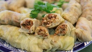 Dolma Stuffed Cabbage Leaves  Armenian Recipe  CookingWithAlia  Episode 334 [upl. by Kaliope926]