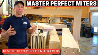 MASTER PERFECT MITERS  10 Secrets to Miter Folding [upl. by Ahsiele]