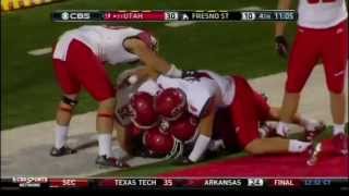 Utah Utes back to back kickoff amp punt return  Utah  Fresno State 2015 [upl. by Owain]