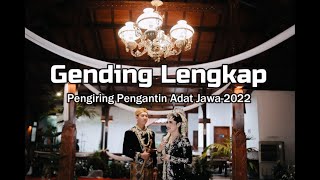 Gending Jawa Lengkap  Pengiring Pengantin Adat Jawa [upl. by Lakym]