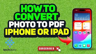 How to Convert Photo to PDF in iPhone or ipad 2024 [upl. by Daza]