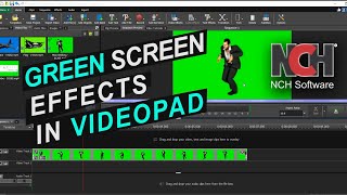 How to use Green Screen in Videopad Video Editor  Tutorial  Chroma key effect [upl. by Temirf304]