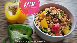 Resep Ayam Andaliman  Szechuan Pepper Chicken [upl. by Wiseman]