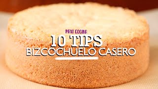 10 TIPS para hacer BIZCOCHUELO y NO FALLAR [upl. by Sheelagh]